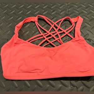 Lululemon Athletica - Be Free Bra, Coral, size 8
